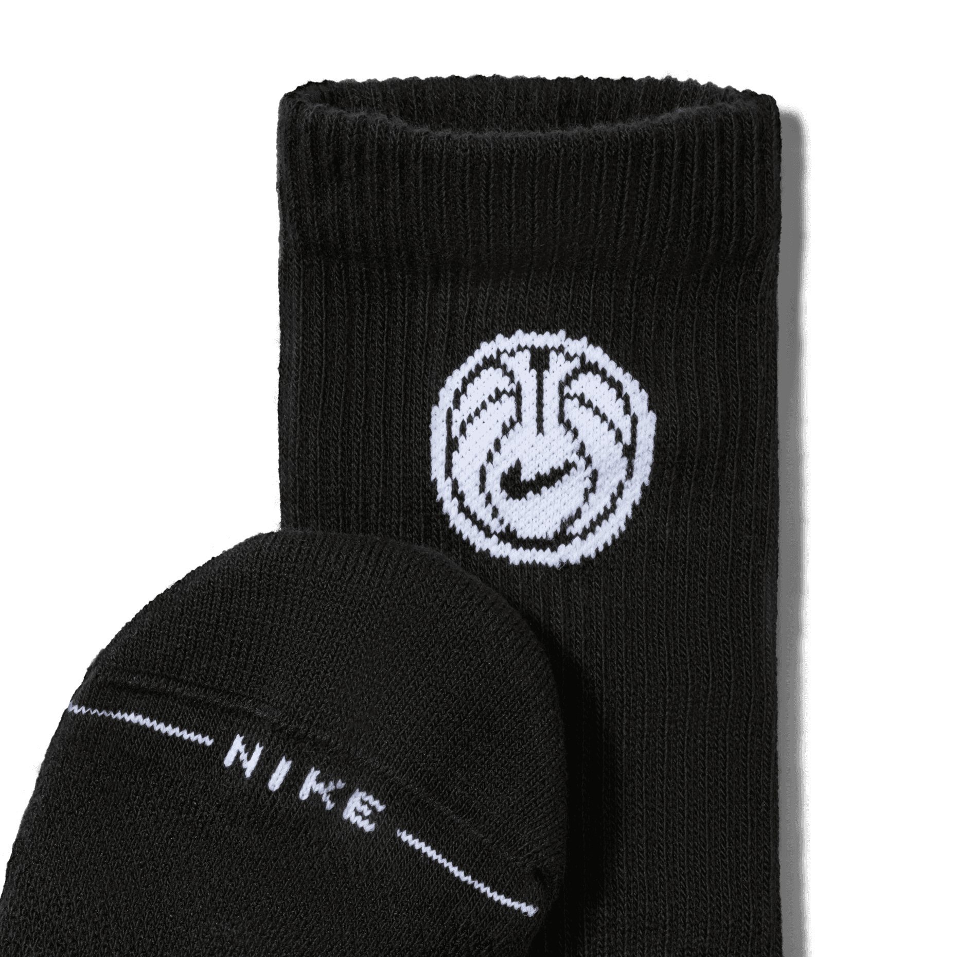 Носки Nike Dri Fit Повседневная Комбинация Черный Белый Черный Белый Черный Белый 3 Упаковки Унисекс Носки до колена - изображение 3