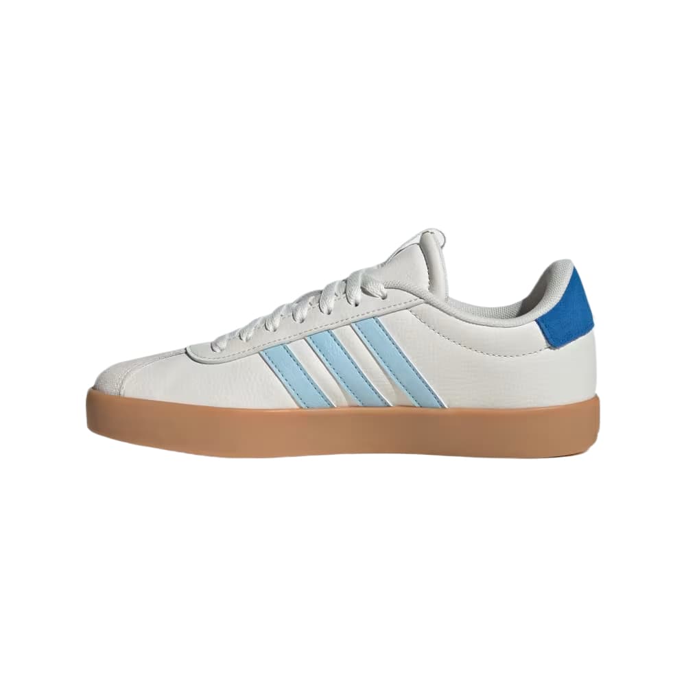 Кроссовки для спортзала Adidas VL COURT 3,0 Тренировочные кроссовки Низкий Топ Ядерный Белый Ледяной Синий Золотой Металл Женские - изображение 1