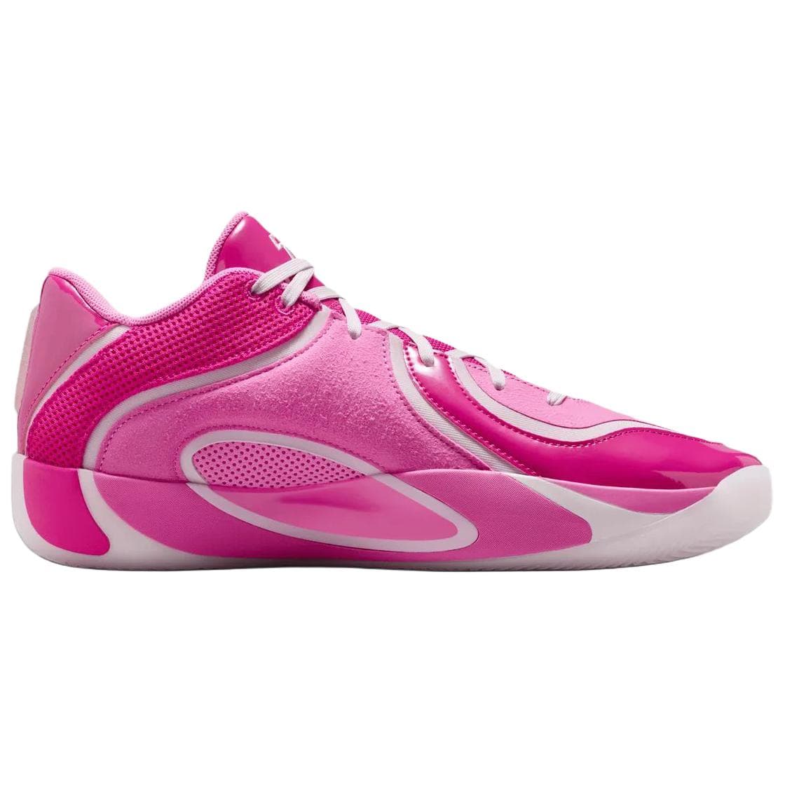 Кроссовки для баскетбола Jordan X Tatum 4 PF Удобная Посадка Дышащий Лоу-топы Баскетбольные Кроссовки Унисекс Розово-белый - изображение 2