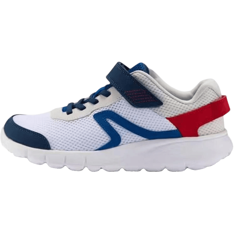 Кроссовки DECATHLON Soft 140 Детские беговые кроссовки Low Топ Белый синий красный Kids - изображение 1