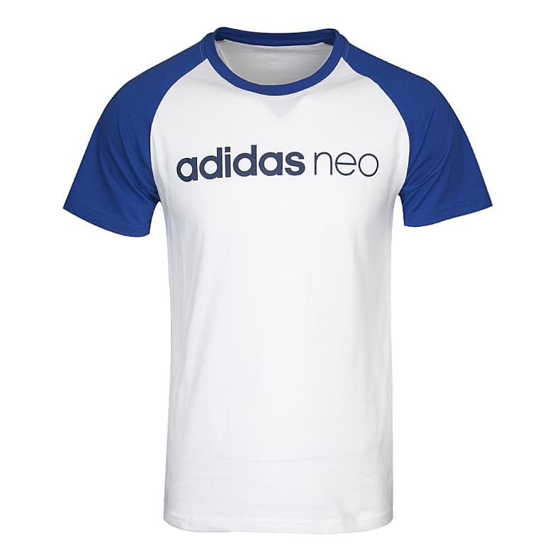 Футболка Adidas Neo Royal Blue White Мужская T-Shirt - изображение 1