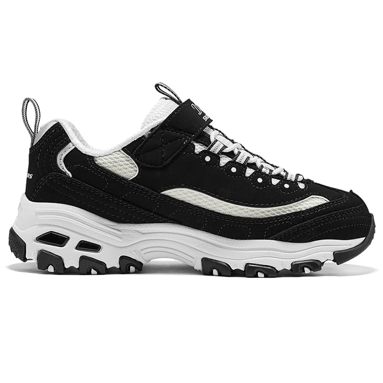 Кроссовки Skechers Kids D'LITES Синтетическая кожа текстиль устойчивый к истиранию дышащий противоскользящий анти-КИК низкий верх - изображение 2
