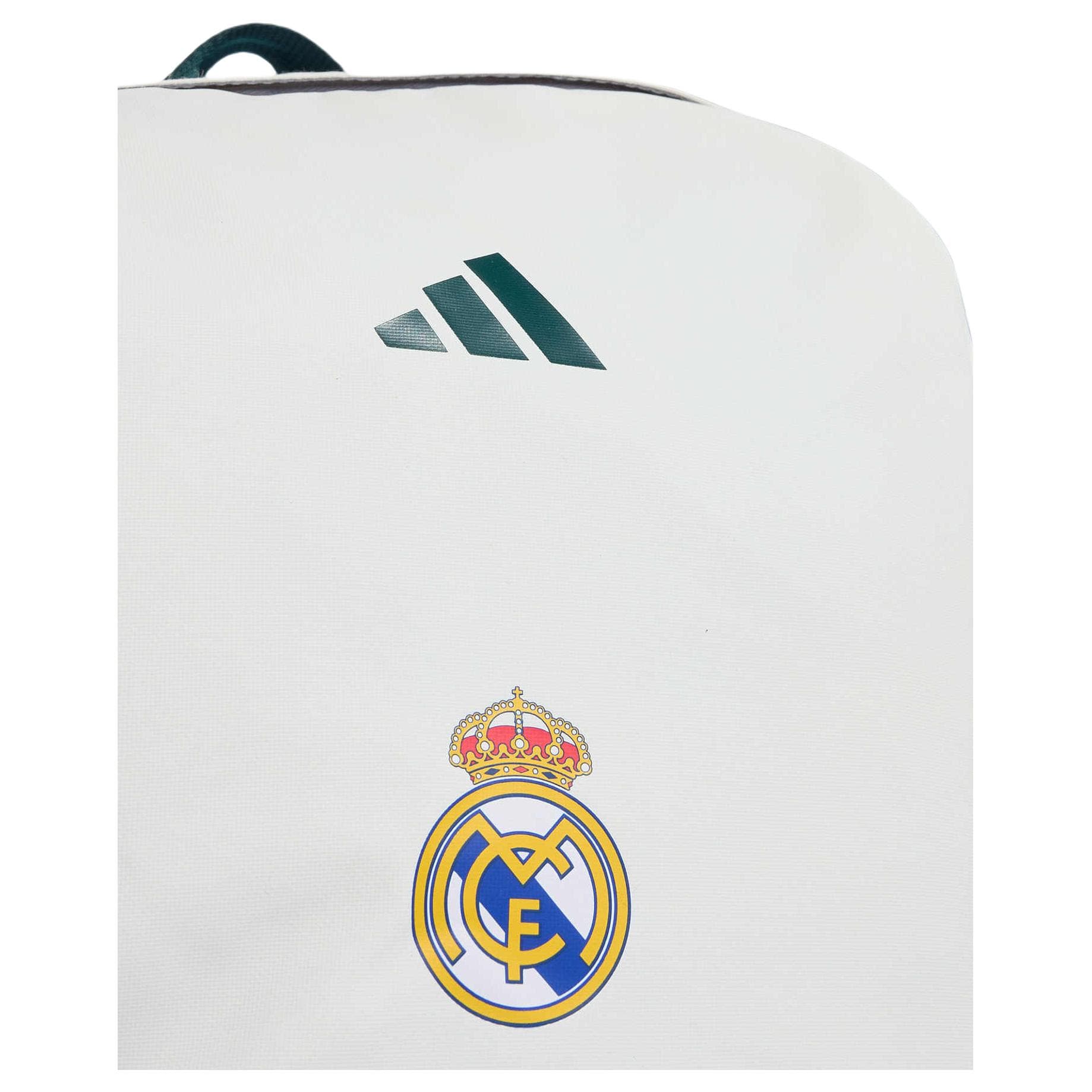Рюкзак Adidas Real Madrid X Футбольный мяч Коллаборация Полиэстер Рюкзаки Унисекс Белый с Аврора Плющево-зеленый - изображение 5