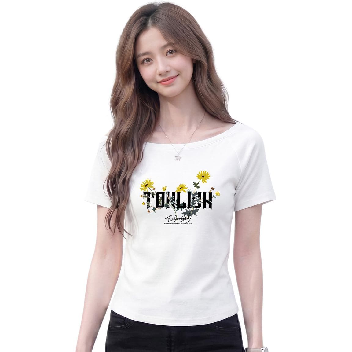 Футболка Tonlion Женские T-рубашки - изображение 1