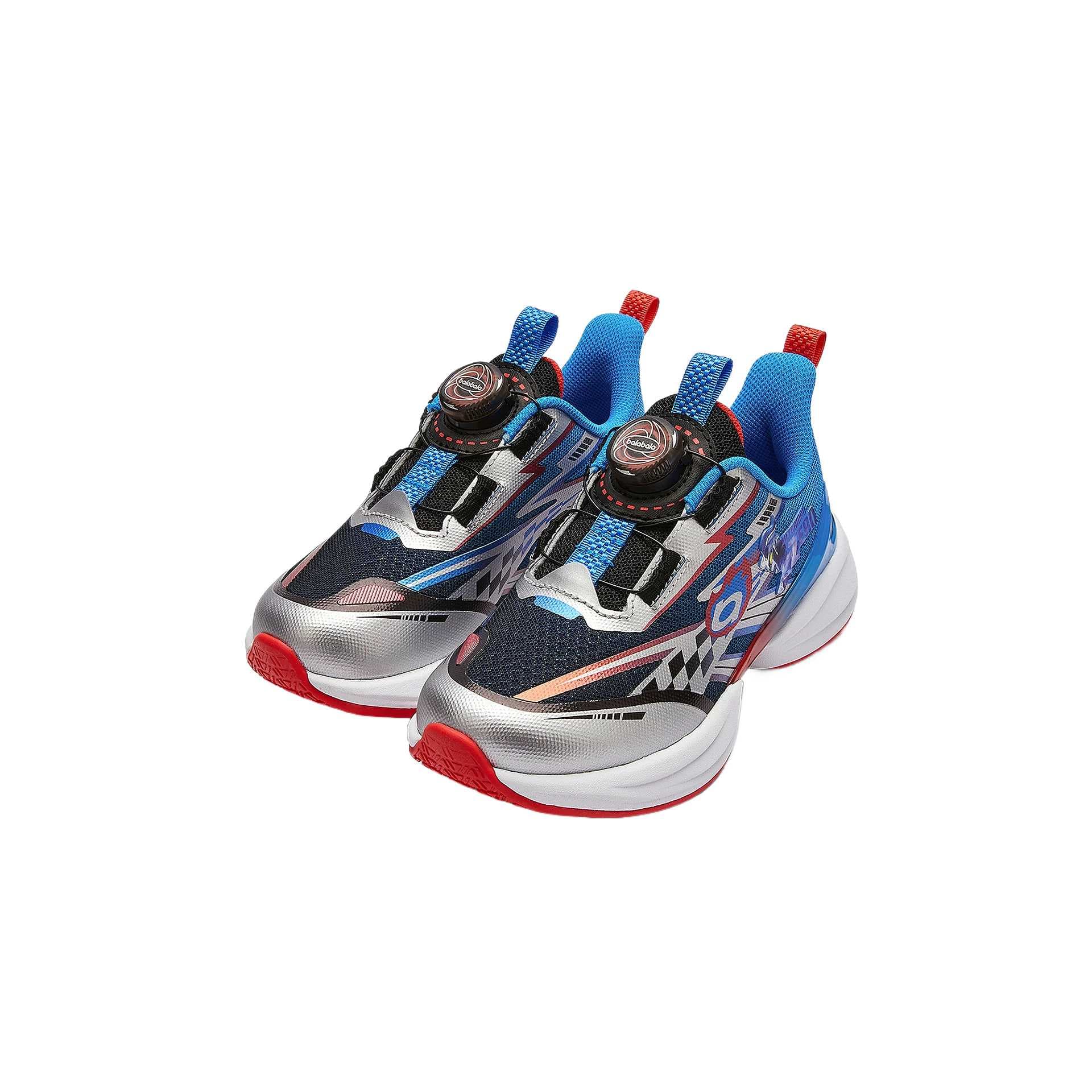 Кроссовки Balabala Детские беговые кроссовки Low Топ Синий Красный Kids - изображение 3