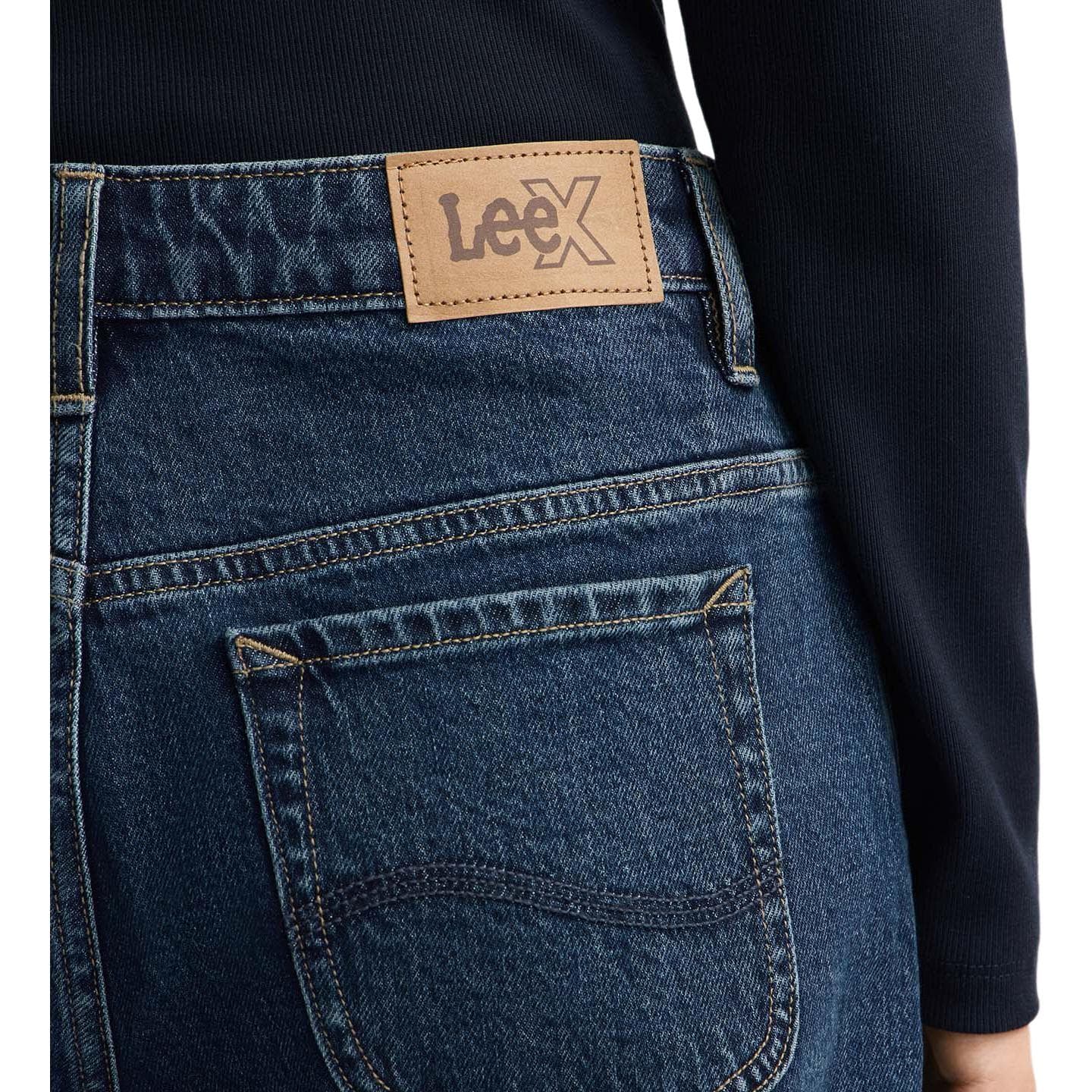 Джинсы Lee Medium Dark Blue Women's Jeans Ли Мид Темно-Синий Женские Джинсы - изображение 2