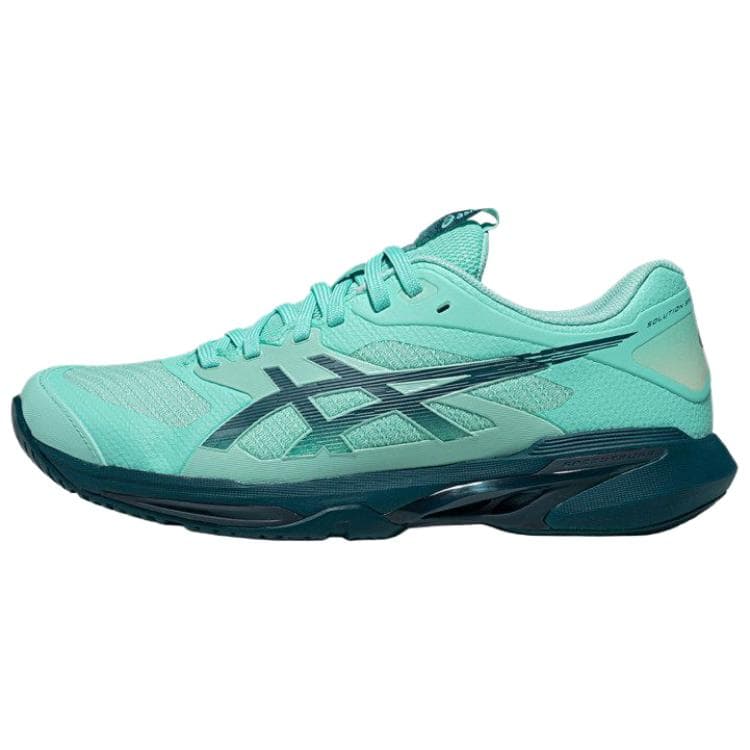 Кроссовки для тенниса ASICS SOLUTION SPEED FF 4 Теннисные кроссовки Низкий верх Синий Зеленый Мужской - изображение 1