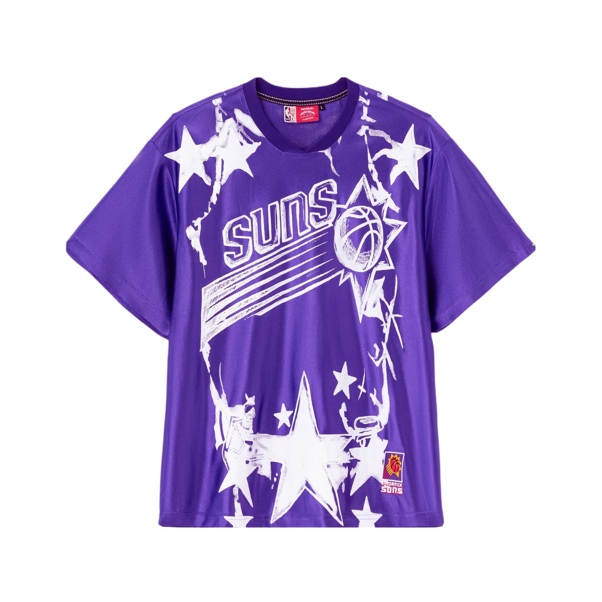 Футболка SPRAYGROUND | NBA HWC Sun Purple Men's T-Shirts SPRAYGROUND | NBA HWC Солнце Фиолетовый Мужские Футболки - изображение 1