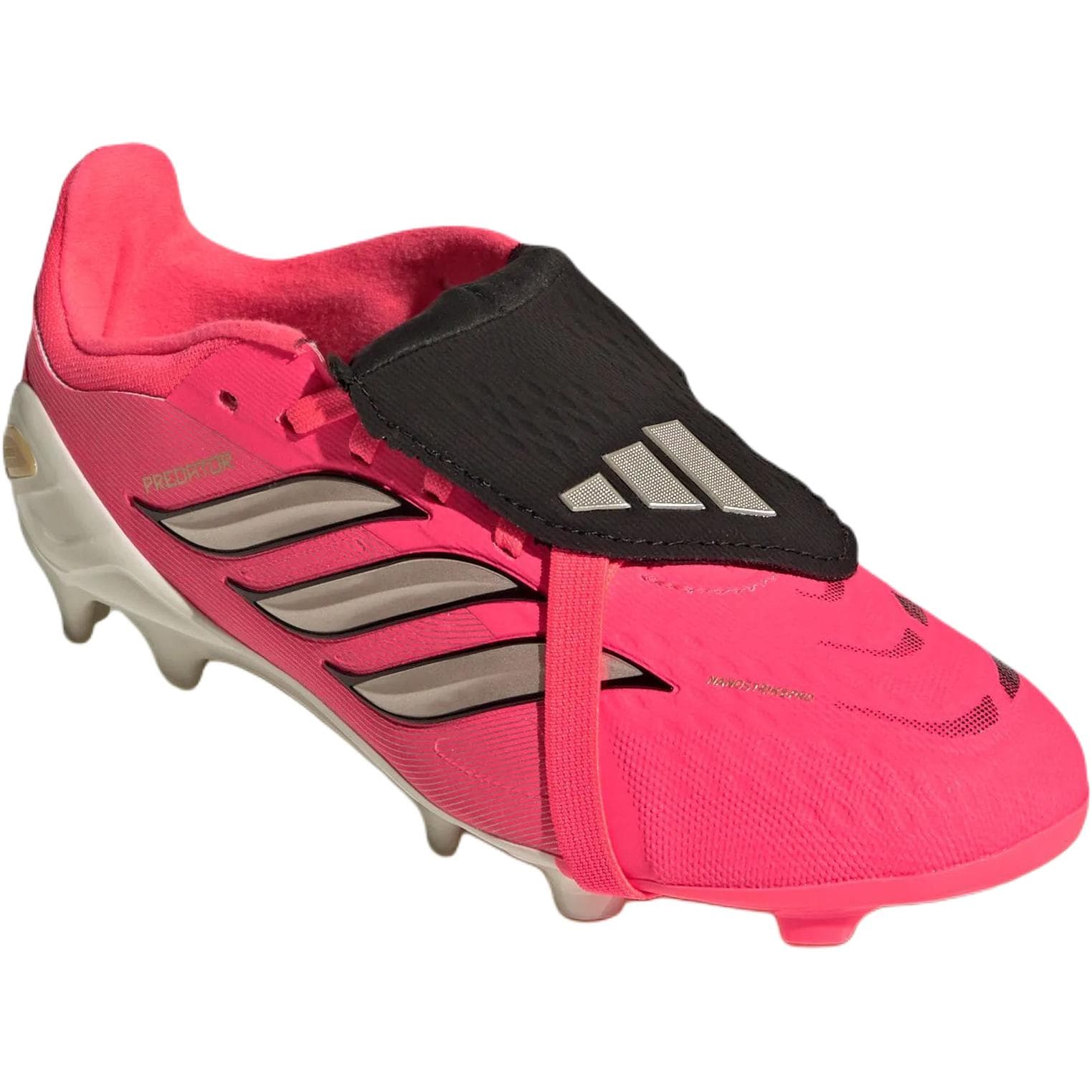Бутсы Adidas PREDATOR ELITE Детские футбольные бутсы Низкий Топ Розовый Белый Kids - изображение 3