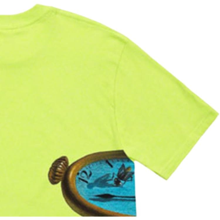 Футболка Supreme The Persistence of Memory Tee Neon Green - изображение 5