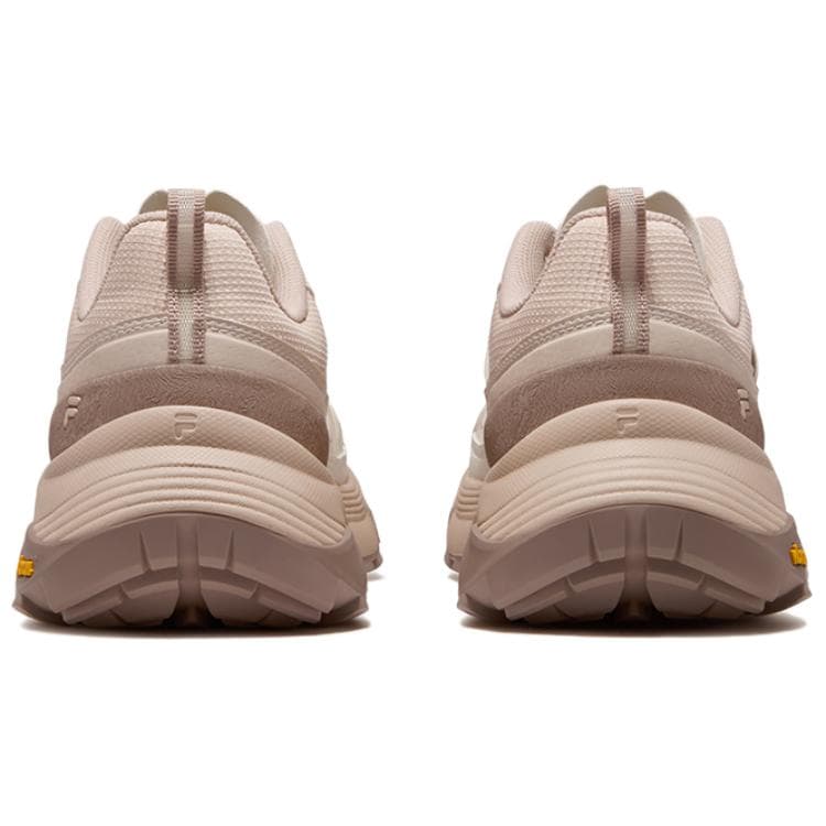 Кроссовки FILA FUSION COMO Y Повседневная обувь Low Топ Молочный белый Прохлада ледяной Песочный коричневый Женские - изображение 4
