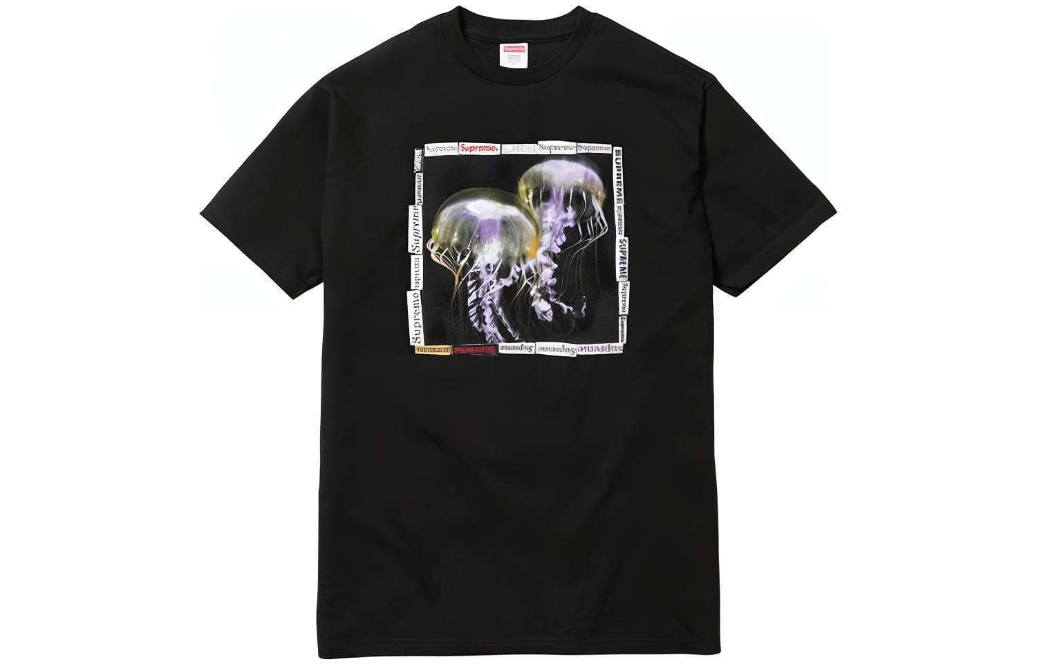 Футболка Supreme SS18 Jellyfish Tee Black - изображение 1