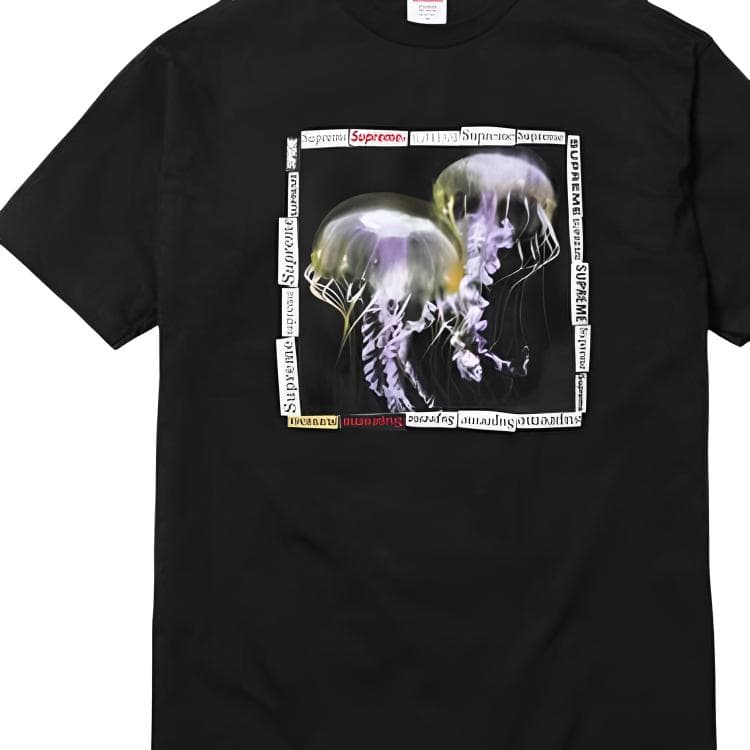 Футболка Supreme SS18 Jellyfish Tee Black - изображение 6