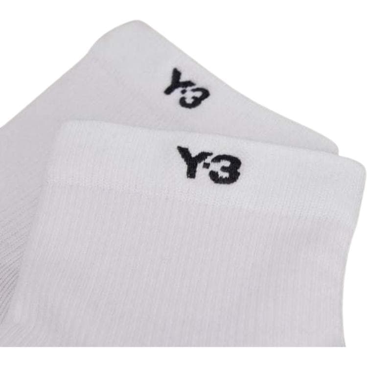 Y-3 Однотонный Принт с логотипом Вязаные носки Унисекс 1 пара Белый - изображение 4