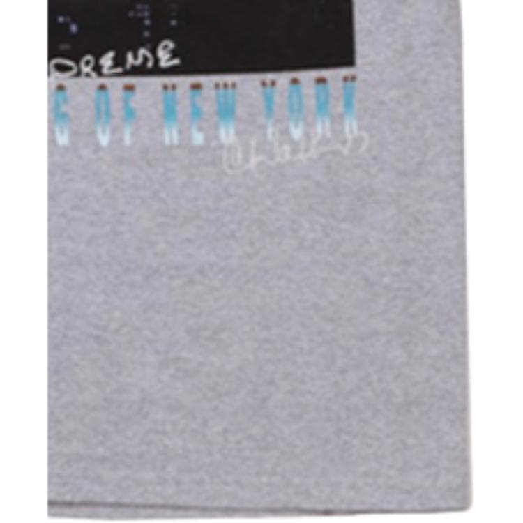 Футболка Supreme SS19 Christopher Walken King Of New York Tee Heather Grey T - изображение 4