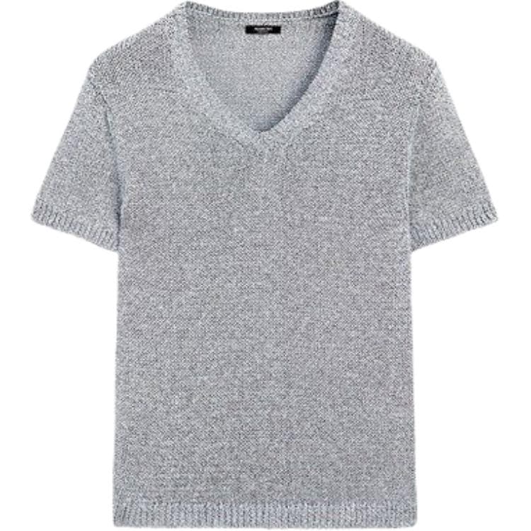 Футболка Massimo Dutti Blue Women's T-Shirts Масимо Дутти Синий Женские Футболки - изображение 1