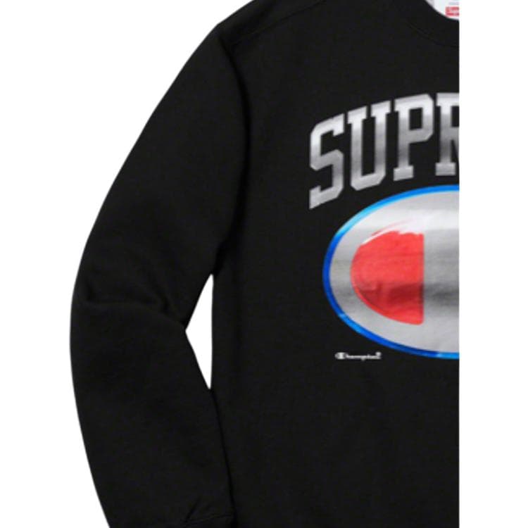Худи Supreme x Champion Chrome Crewneck - изображение 5