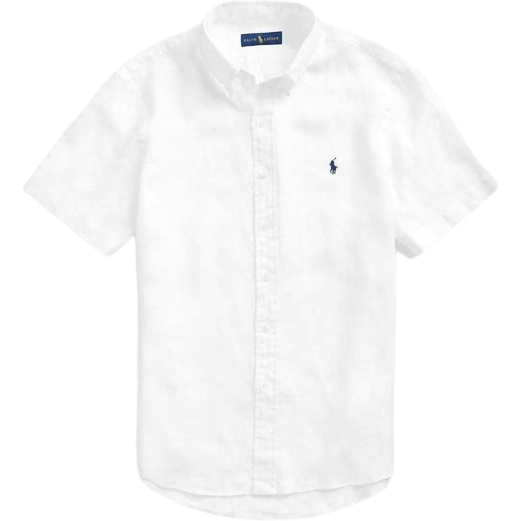 Рубашка Polo Ralph Lauren Printed Pocket Shirt White