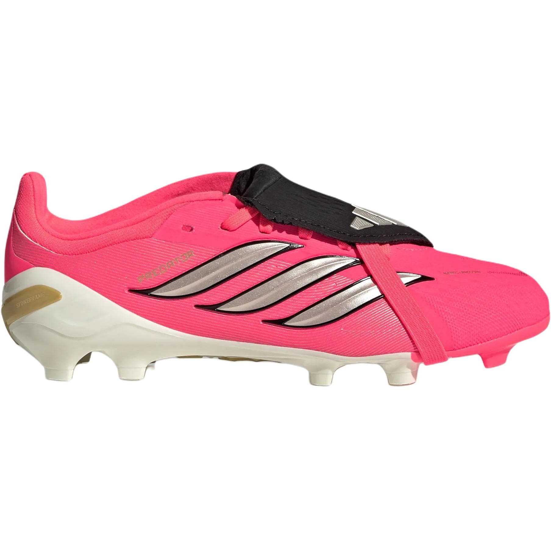 Бутсы Adidas PREDATOR ELITE Детские футбольные бутсы Низкий Топ Розовый Белый Kids - изображение 2