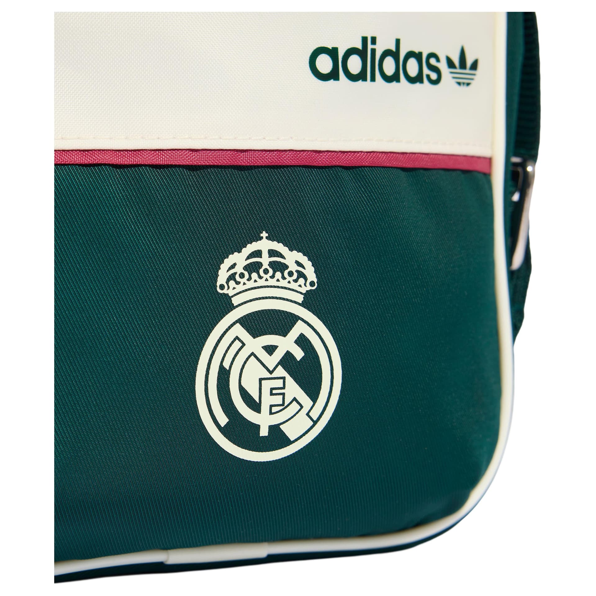Сумка через плечо Adidas Originals Real Madrid Сумки через плечо Aurora Plum Green Ivory Unisex - изображение 4