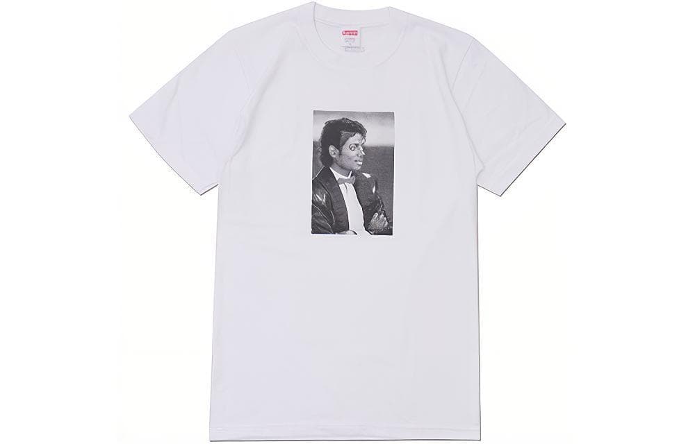 Футболка Supreme SS17 Michael Jackson Tee White - изображение 1