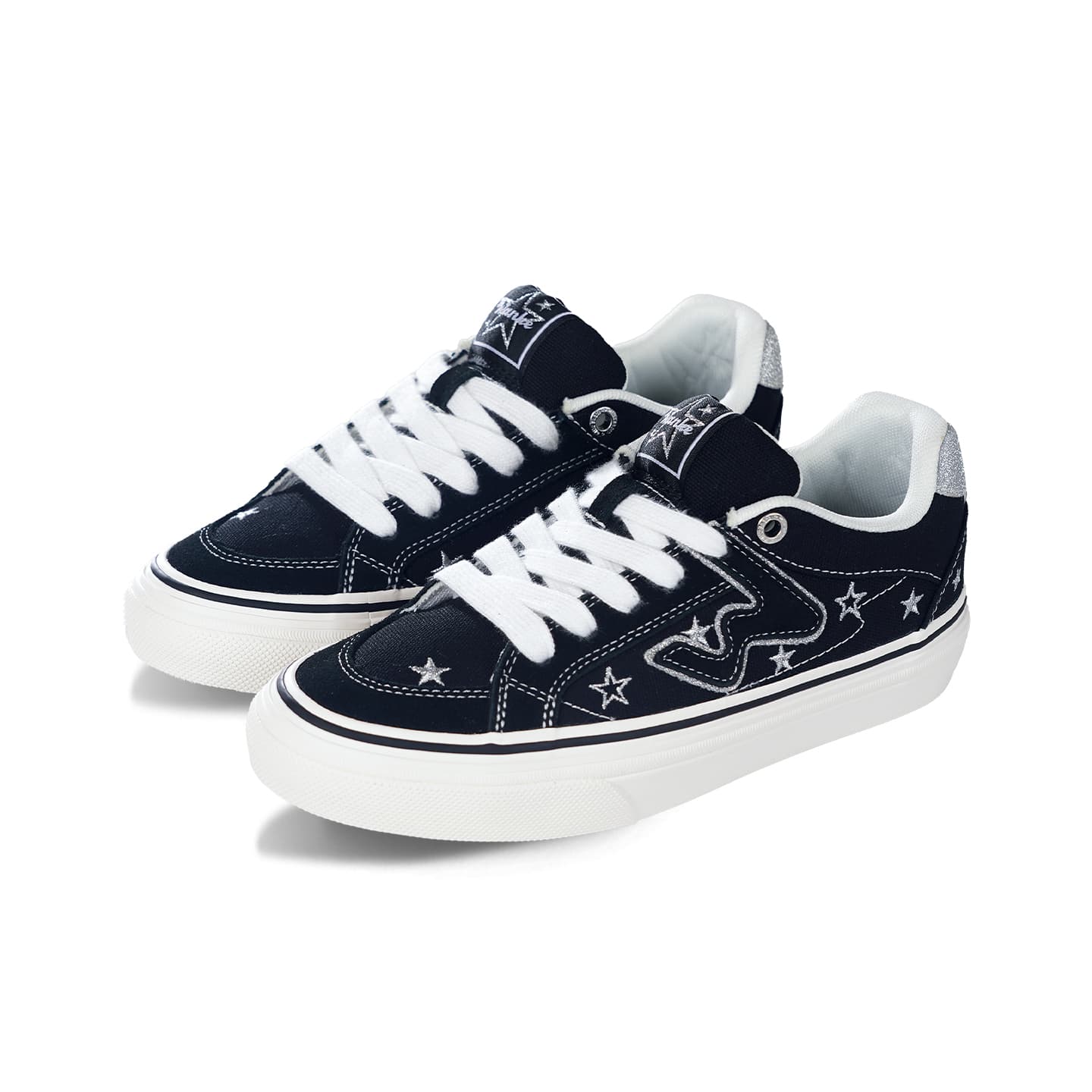 Кроссовки Ollieskate Скейтборд Кеды Низкий Топ Black Baby's BREATH Унисекс - изображение 3