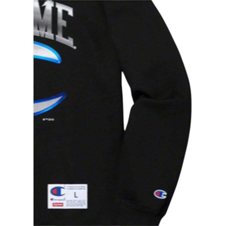 Худи Supreme x Champion Chrome Crewneck - изображение 2