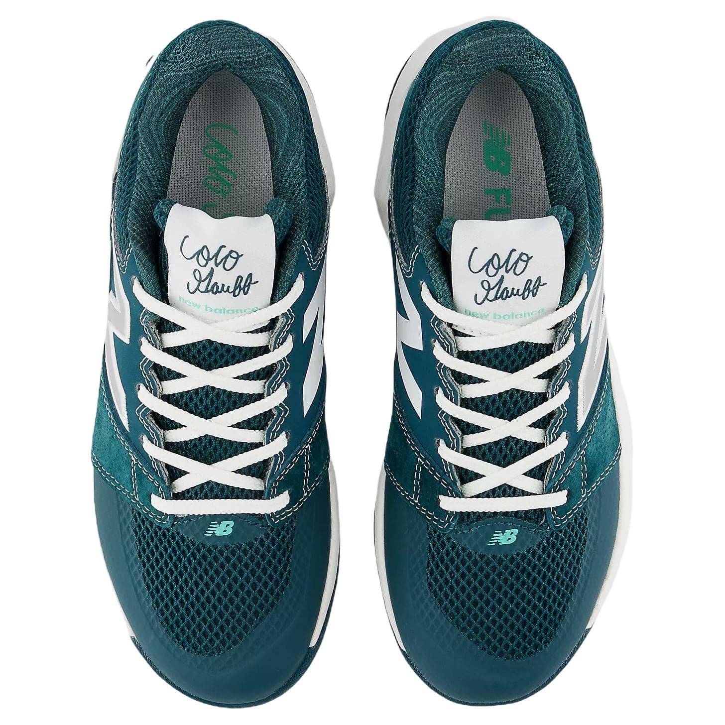 Кроссовки для тенниса New Balance Coco Delray Теннисные кроссовки Низкий топ Темно-зеленый Женский - изображение 4