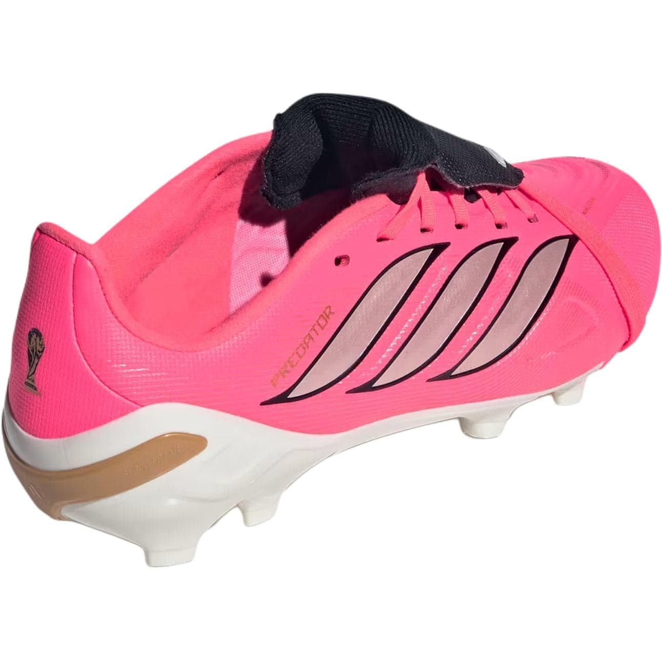 Бутсы Adidas PREDATOR LEAGUE Детские футбольные бутсы Низкий Топ Красный Черный Kids - изображение 4