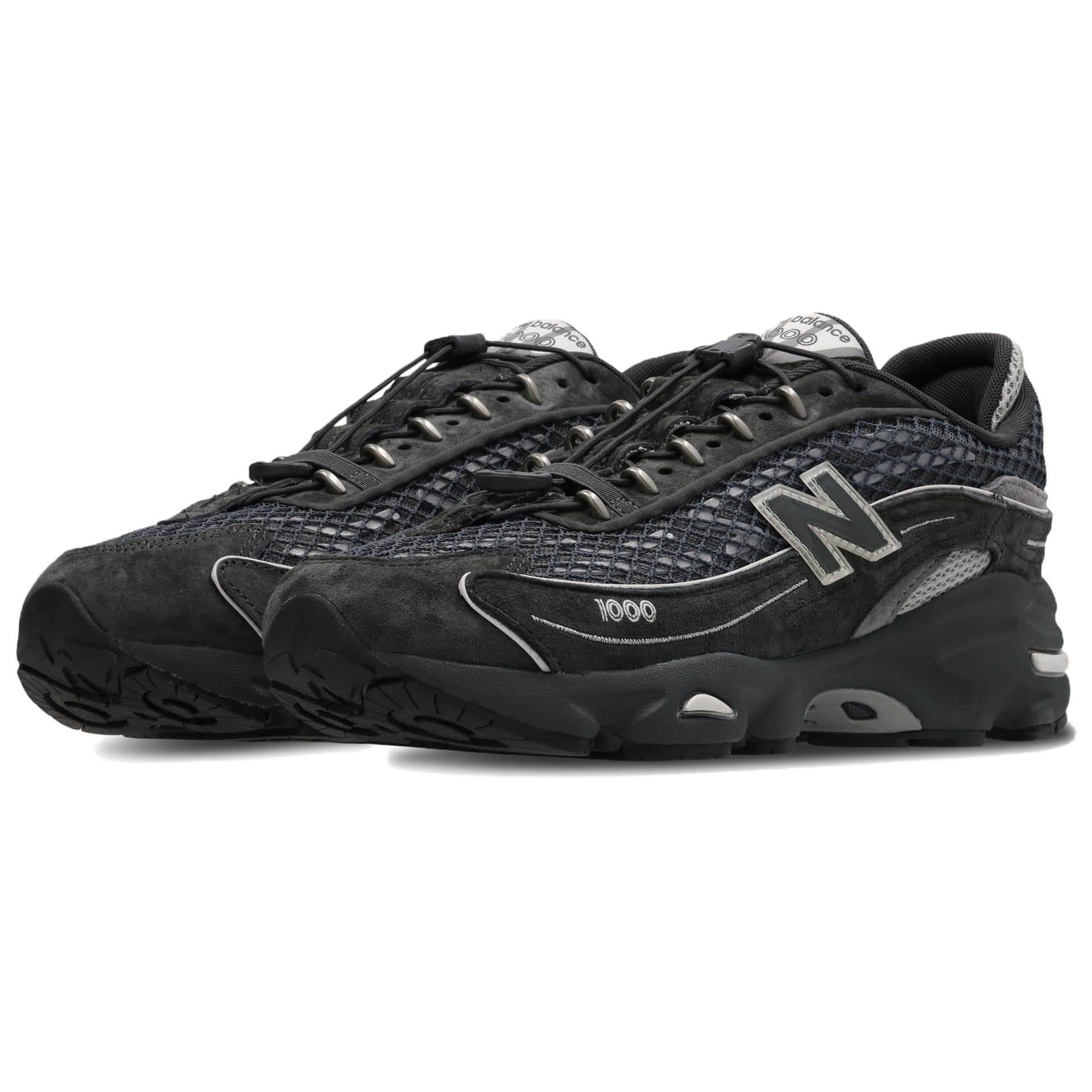 Кроссовки для бега New Balance M1000 Беговые кроссовки Мужские Черные - изображение 3