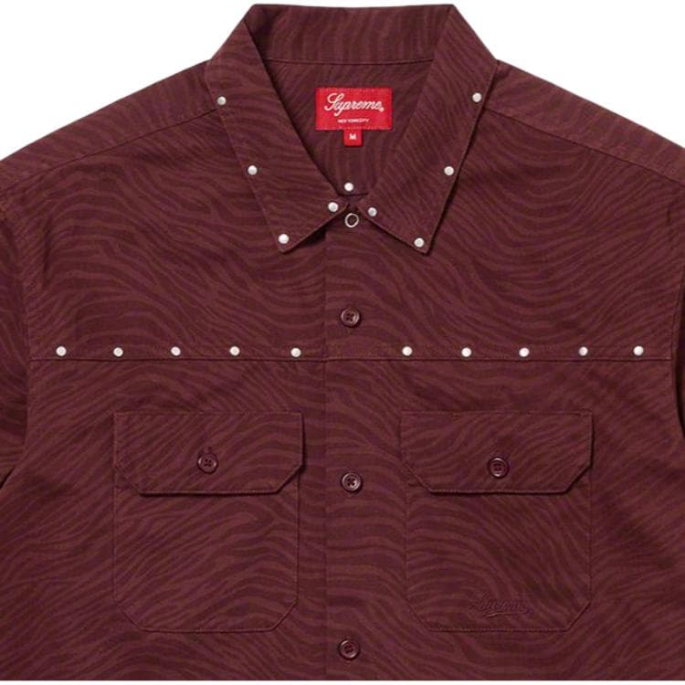 Рубашка Supreme FW22 Week 9 Studded Work Shirt - изображение 2