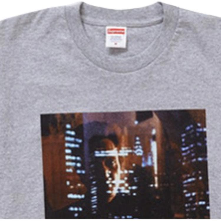 Футболка Supreme SS19 Christopher Walken King Of New York Tee Heather Grey T - изображение 5