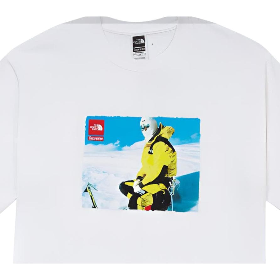 Футболка Supreme x The North Face FW18 White Tee - изображение 4