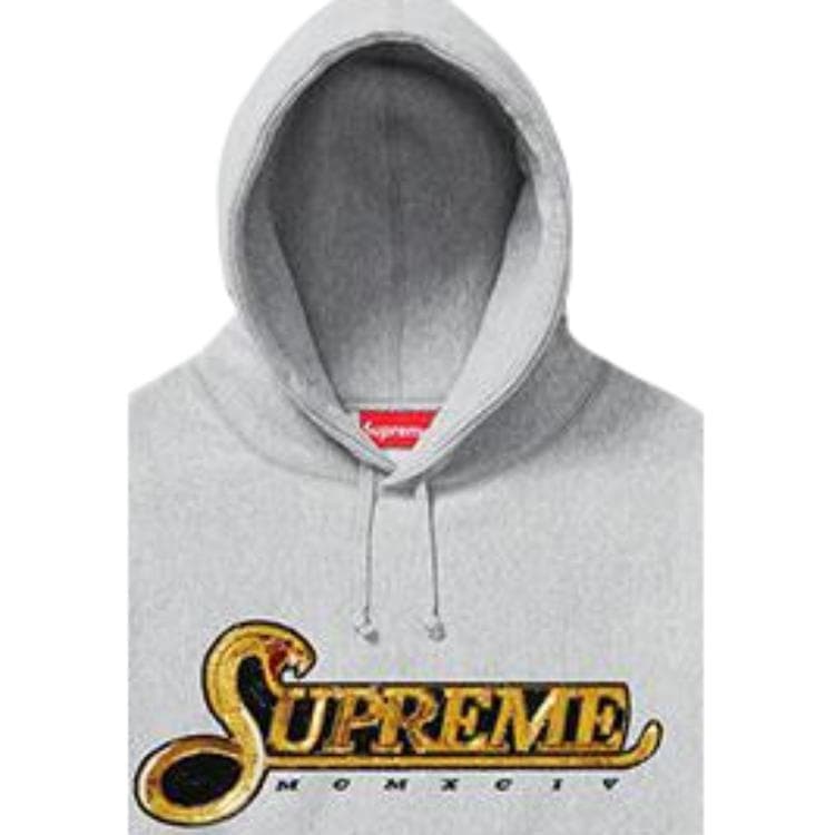 Кофта Supreme Sequin Viper Hooded Sweatshirt - изображение 3