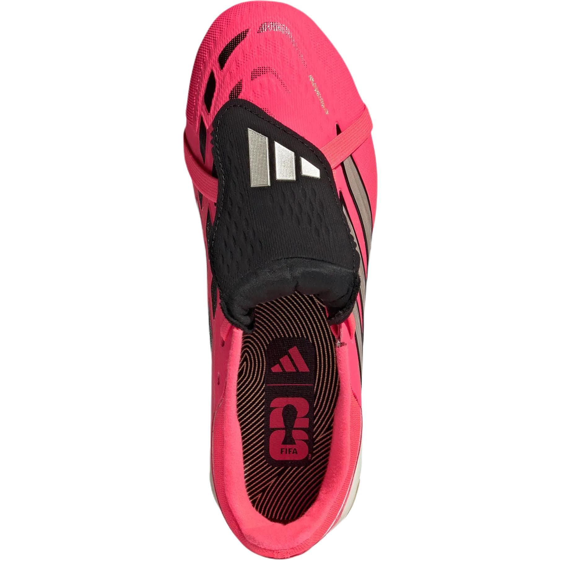 Бутсы Adidas PREDATOR ELITE Детские футбольные бутсы Низкий Топ Розовый Белый Kids - изображение 5