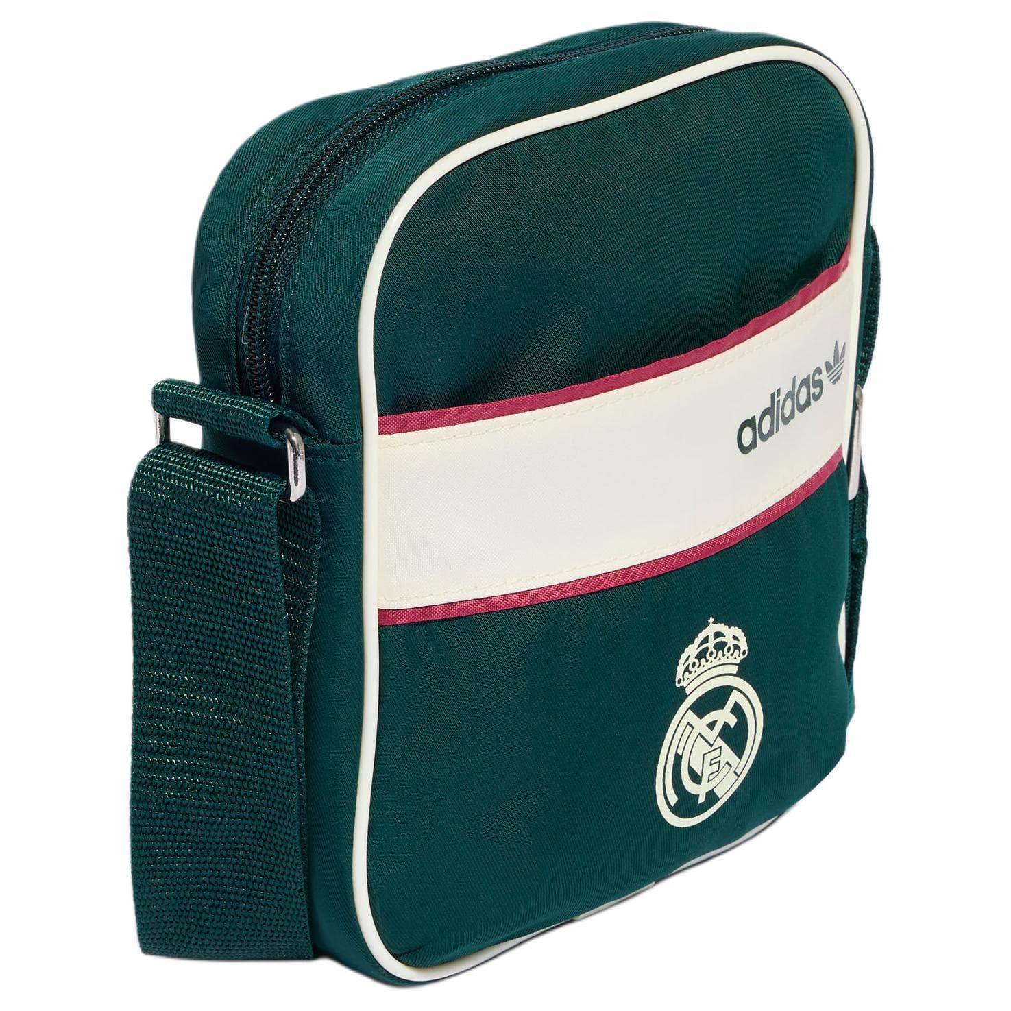 Сумка через плечо Adidas Originals Real Madrid Сумки через плечо Aurora Plum Green Ivory Unisex - изображение 2
