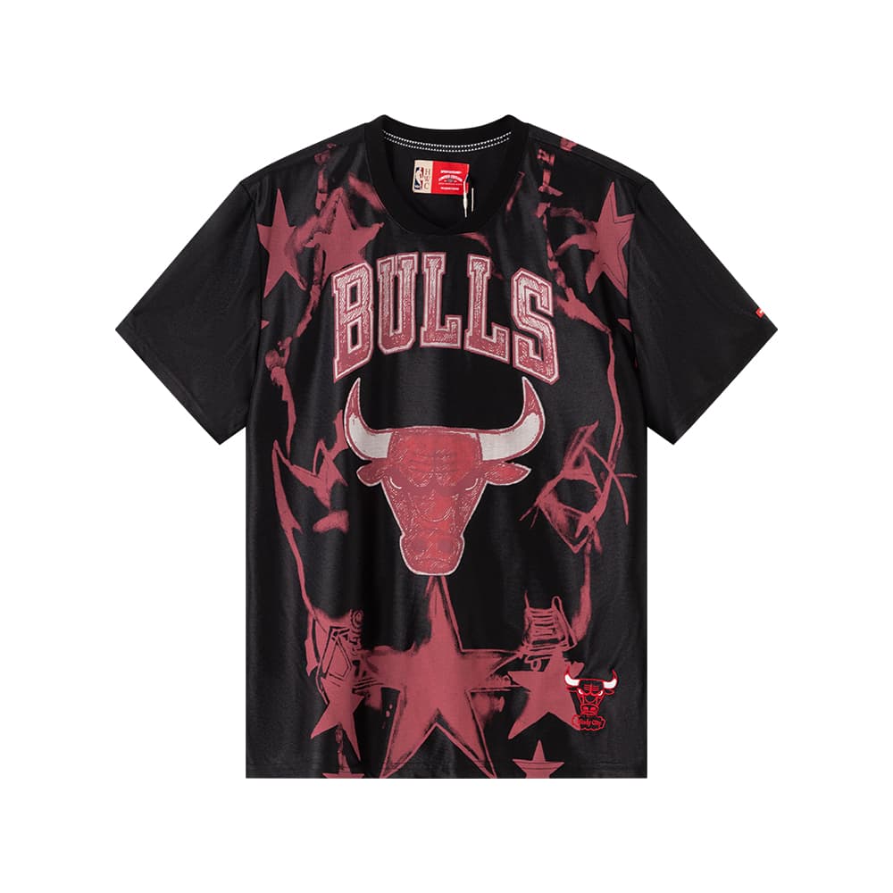 Футболка SPRAYGROUND | NBA HWC Bulls Black Unisex T-Shirt - изображение 1