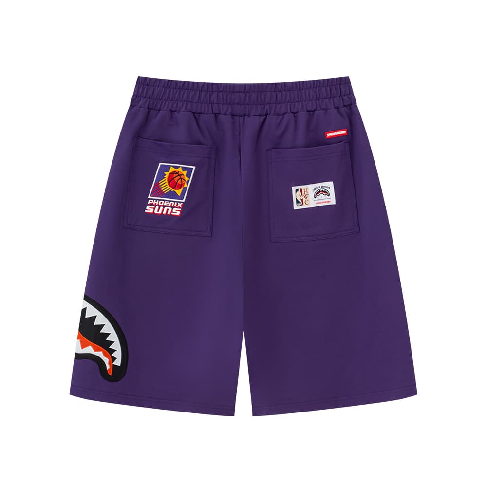 Шорты SPRAYGROUND | NBA HWC Sun Purple Men's Casual Shorts SPRAYGROUND | NBA HWC Солнце Фиолетовый Мужские Повседневные Шорты - изображение 2