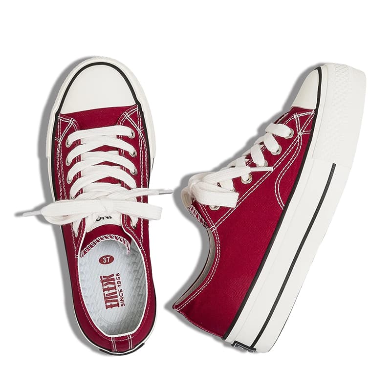 Кеды HUANQIU Canvas Shoes Low Top Women's - изображение 3