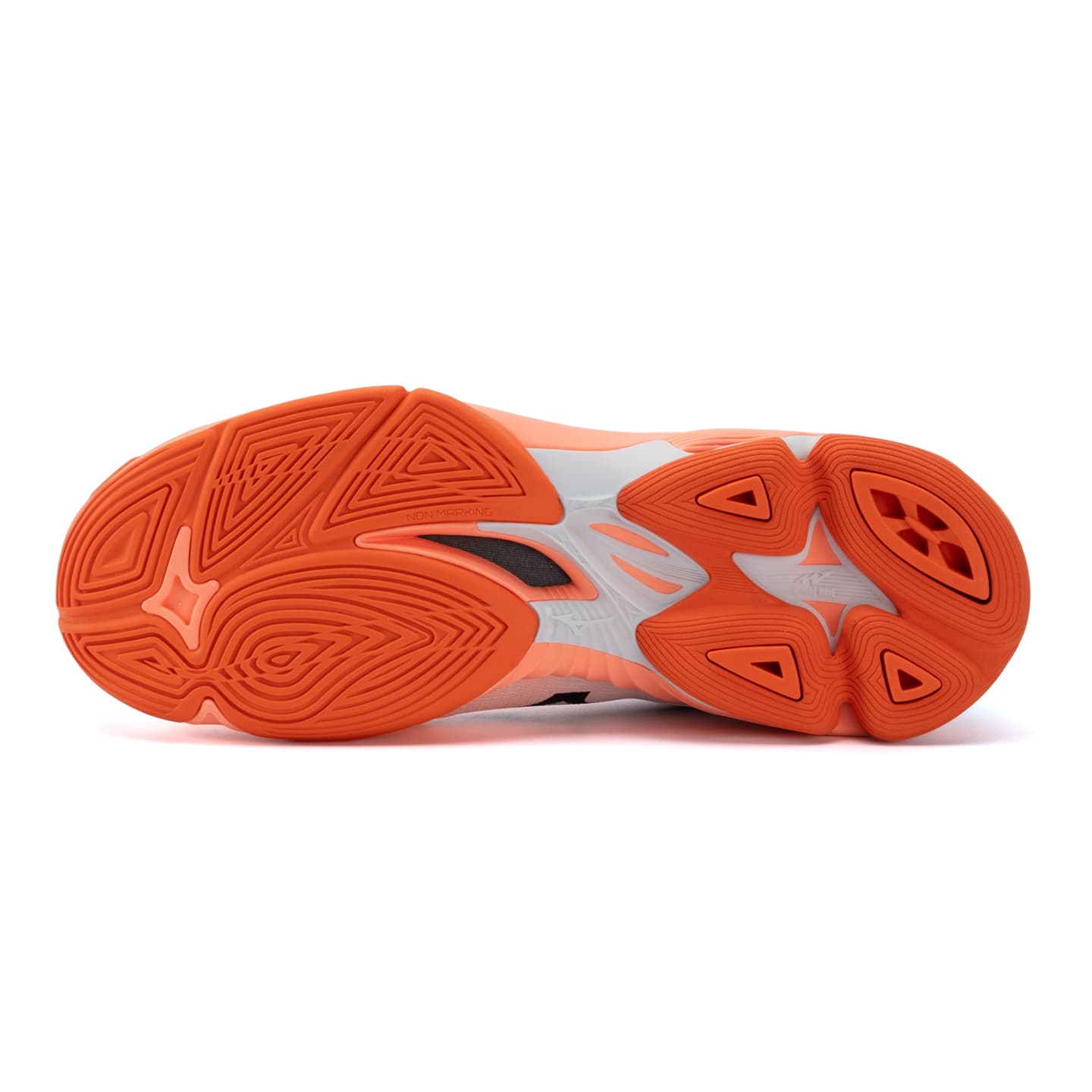 Кроссовки Mizuno Wave Lightning Волейбольные кроссовки Low Топ Закатно-оранжевый Унисекс - изображение 5