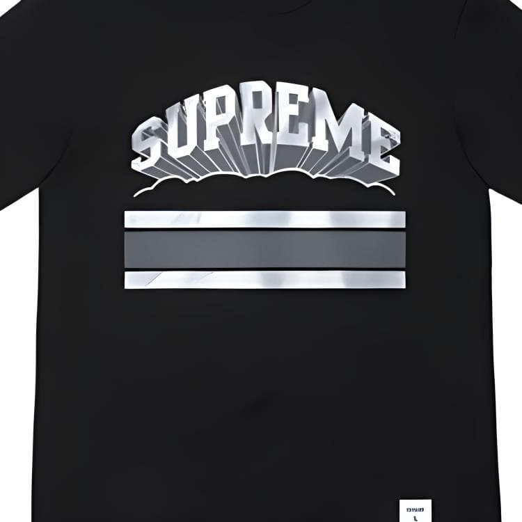 Футболка Supreme SS19 Cloud Arc Tee Black logoT - изображение 5