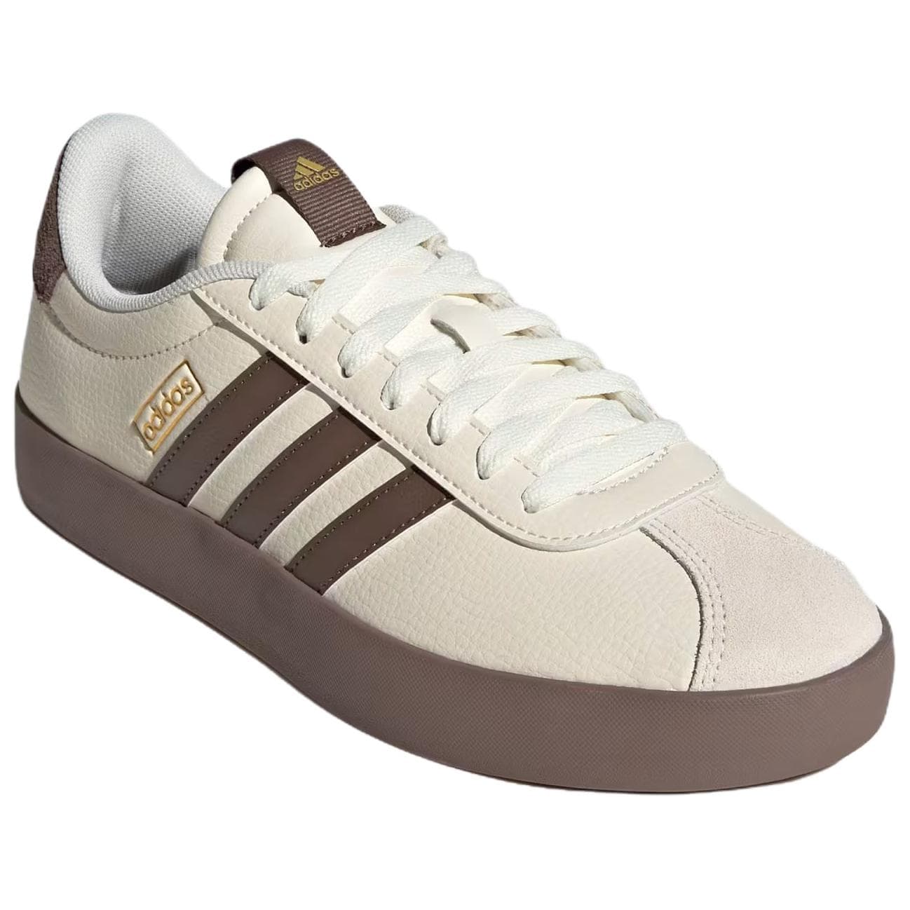 Кроссовки Adidas VL COURT 3,0 Кеды немецкой армии (GAT) Бежево-коричневый Женские - изображение 3