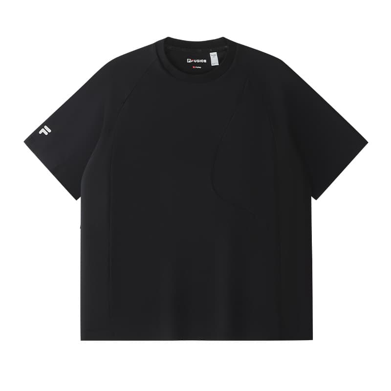 Футболка FILA FUSION URBAN TECH Глубокий Черный Мужская Футболка - изображение 1