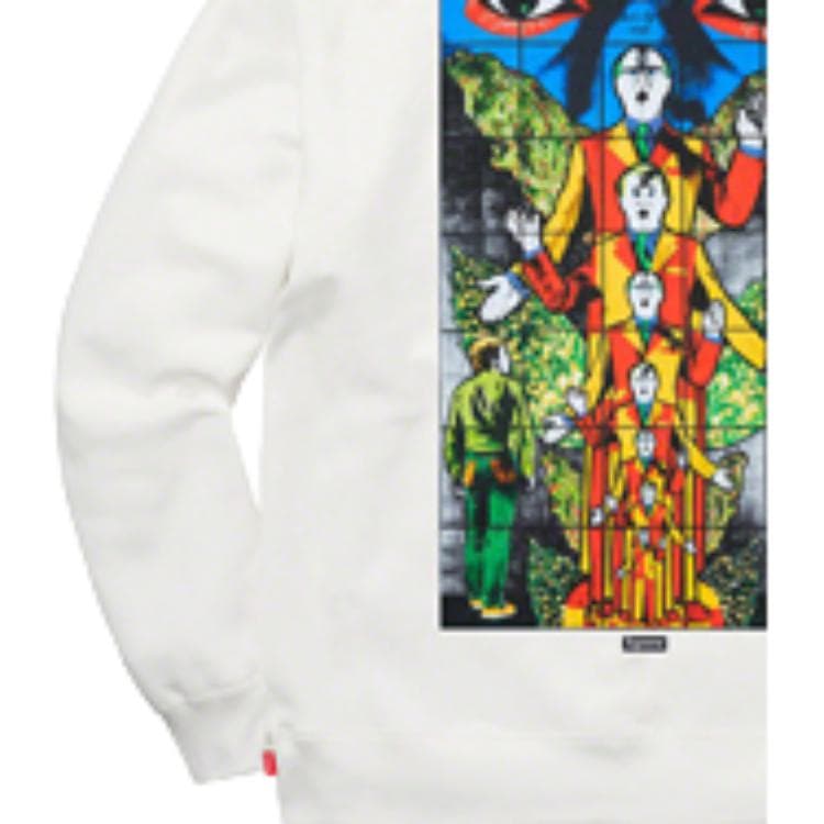 Кофта Supreme SS19 Gilbert x George Life Hooded Sweatshirt White - изображение 3