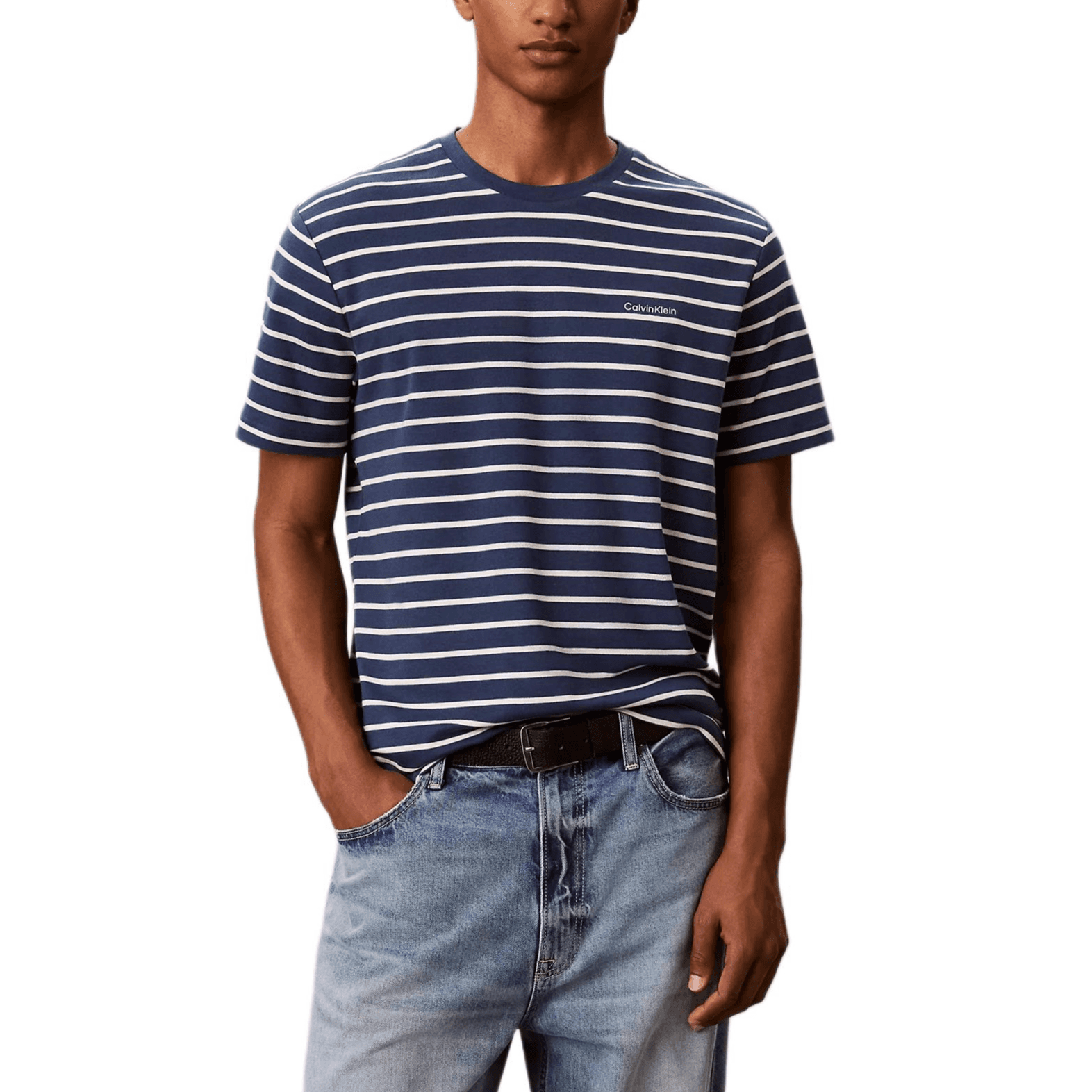 Футболка Calvin Klein Темно-синие мужские футболки - изображение 1