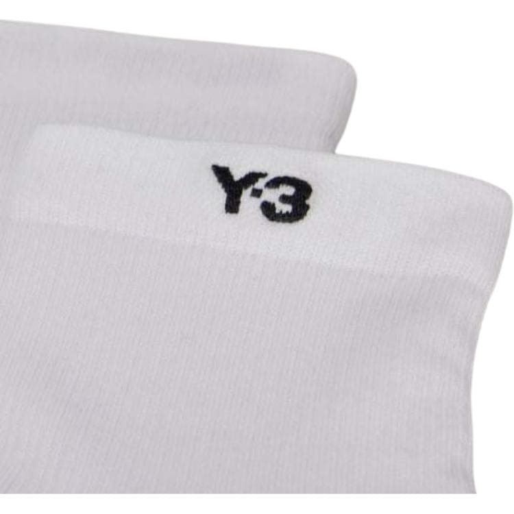 Y-3 Однотонный Принт с логотипом Вязаные носки Унисекс 1 пара Белый - изображение 5