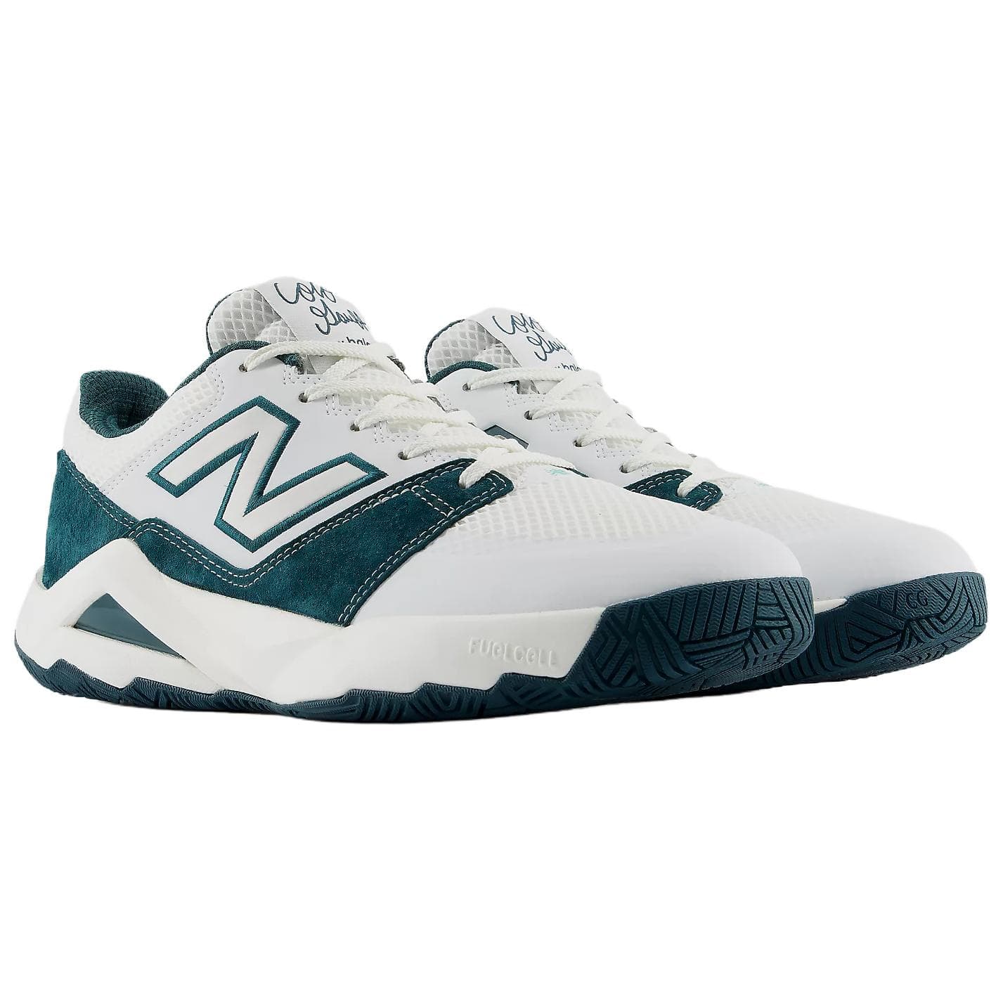 Кроссовки для тенниса New Balance Coco Delray Теннисные кроссовки Низкий топ Экрю Зеленый Мужской - изображение 3