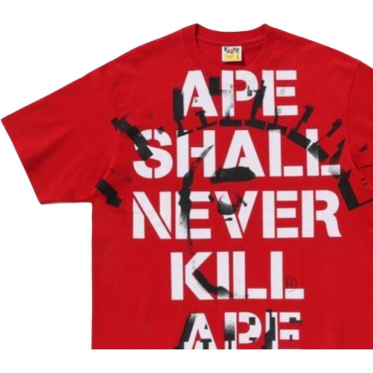 Футболка A BATHING APE Мужские T-рубашки - изображение 9