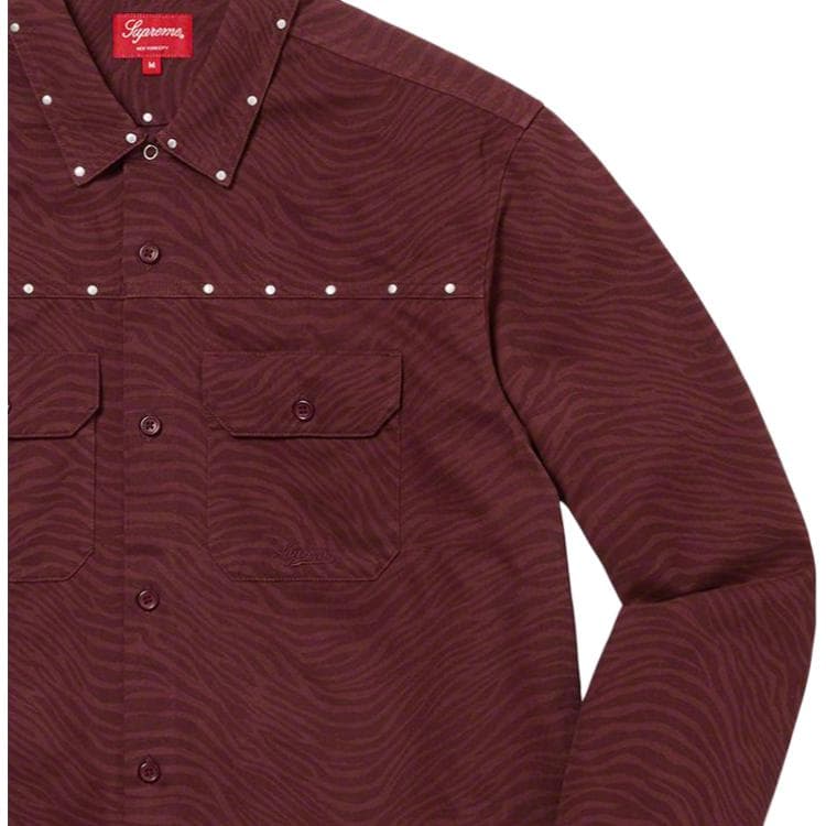 Рубашка Supreme FW22 Week 9 Studded Work Shirt - изображение 6