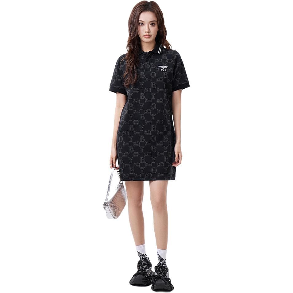 Платье BOY LONDON Короткое платье с короткими рукавами для женщин - изображение 2